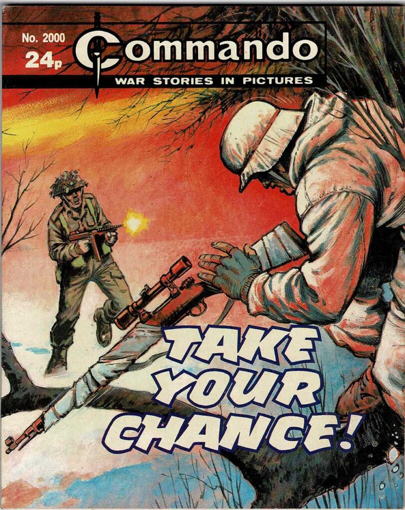 Commando 2000: Take Your Chance! Story: Bernard Gregg | Internal Art: Blasco | Cover Art: Jeff Bevan