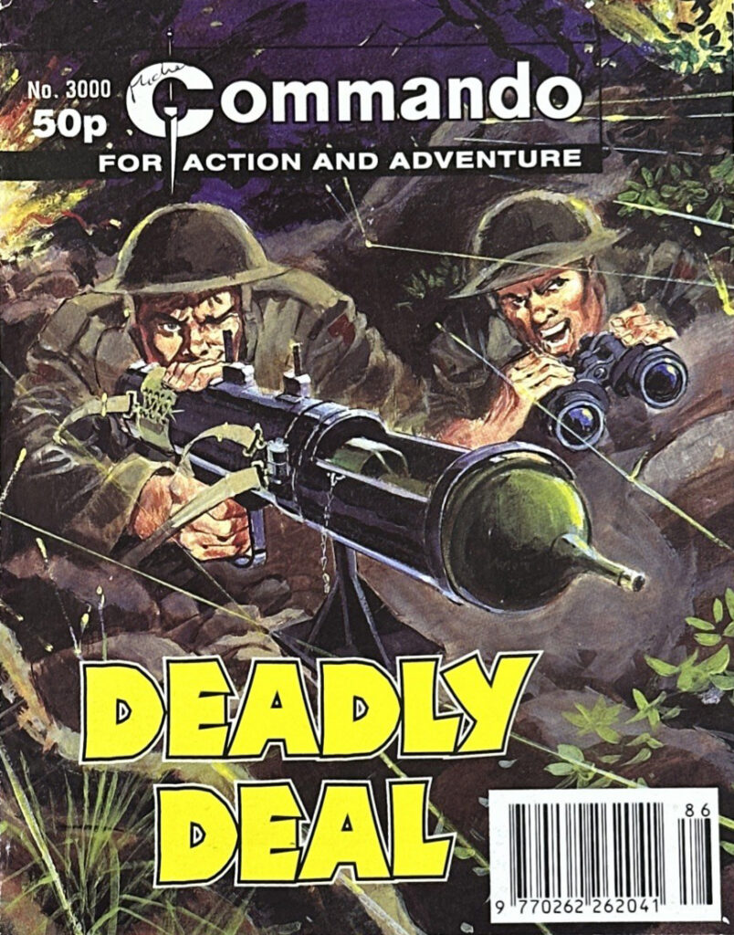 Commando 3000: Deadly Deal Story: C. G. Walker | Internal Art: Vila | Cover Art: Phil Gascoine