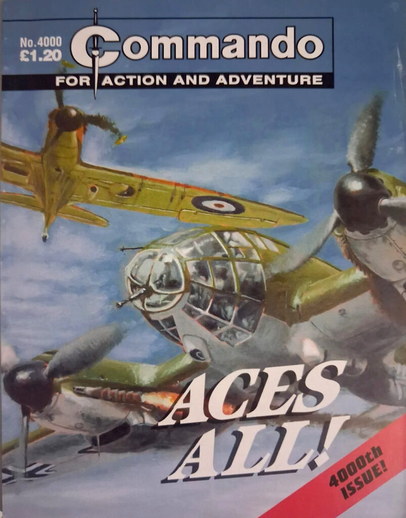 Commando 4000: Aces All! Story: F. S. Handley | Internal Art and Cover: Jose Maria Jorge