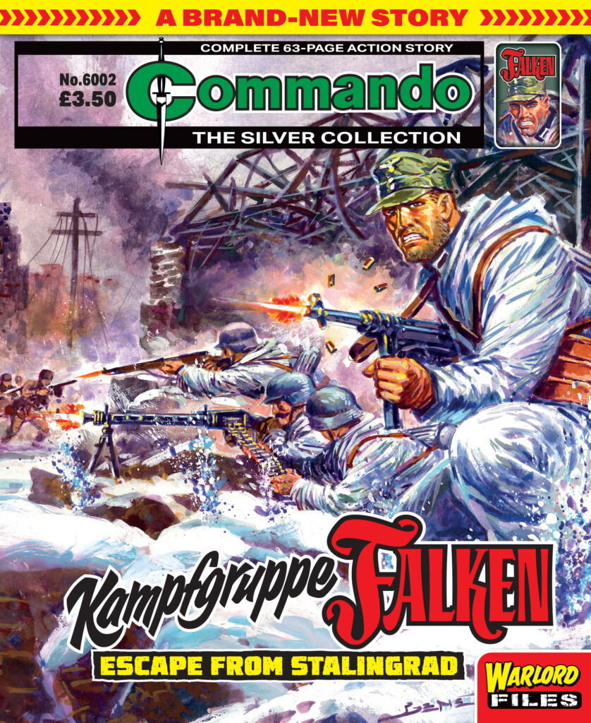 Commando 6002 (Silver): Kampfgruppe Falken: Escape Stalingrad Story: William Graham | Internal and Cover Art: Manuel Benet