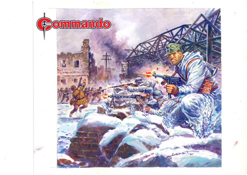 Commando 6002 (Silver): Kampfgruppe Falken: Escape Stalingrad Story: William Graham | Internal and Cover Art: Manuel Benet