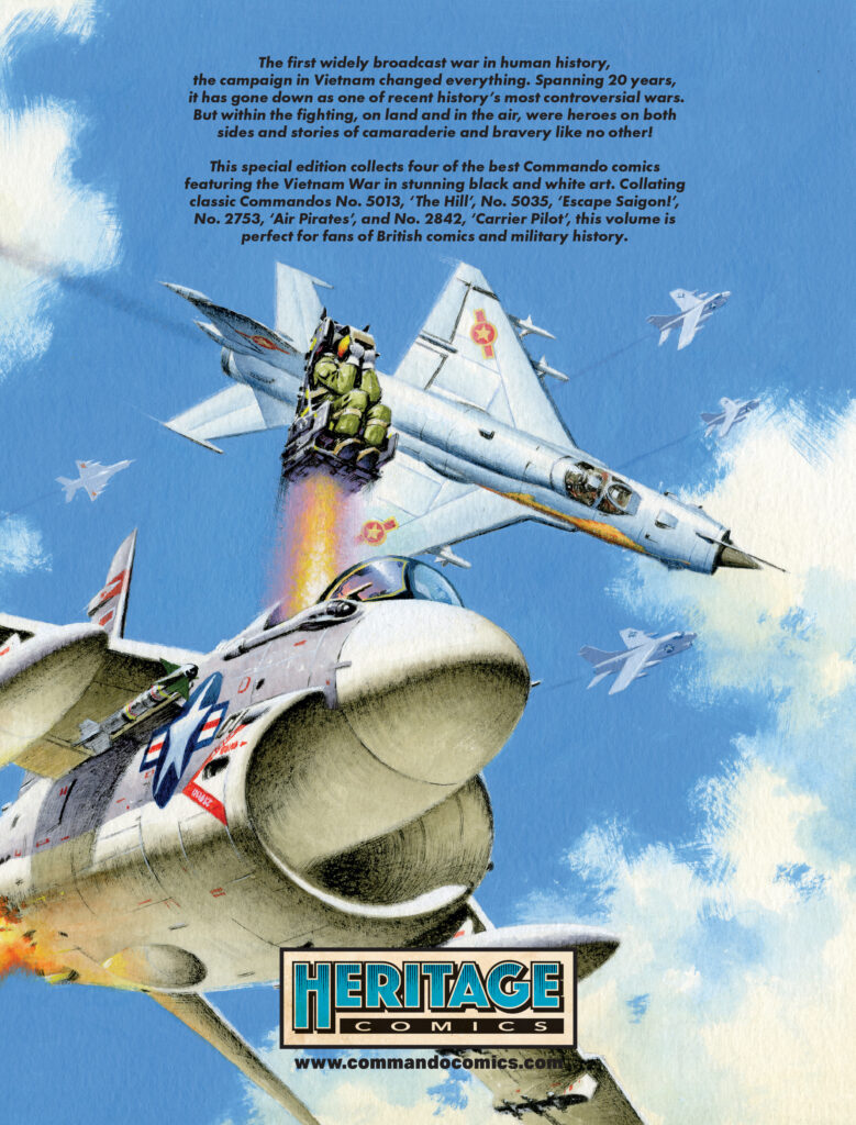 Commando Presents… The Vietnam Files (DC Thomson, 2026) - Back Cover