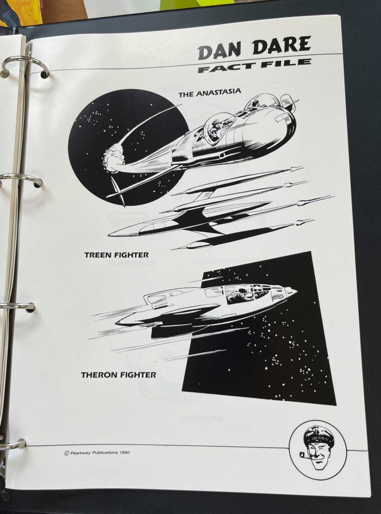 Dan Dare - The Complete Fact File (Fleetway Publications, 1990) | With thanks to Barrie Tomlinson