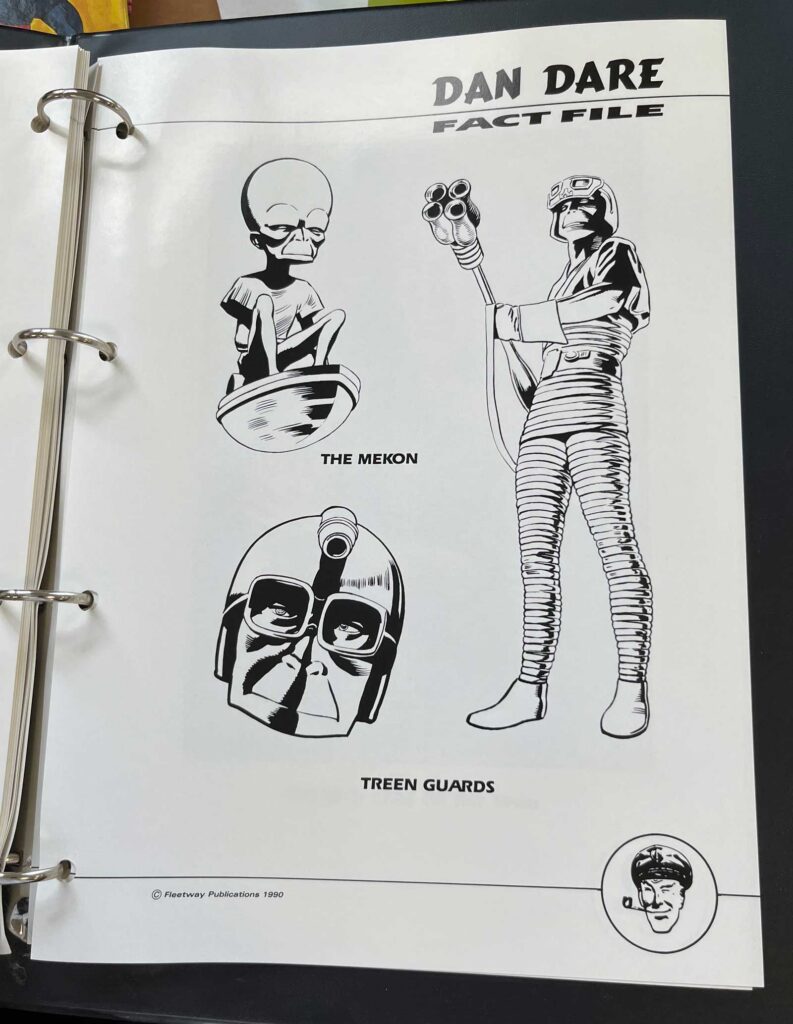 Dan Dare - The Complete Fact File (Fleetway Publications, 1990) | With thanks to Barrie Tomlinson
