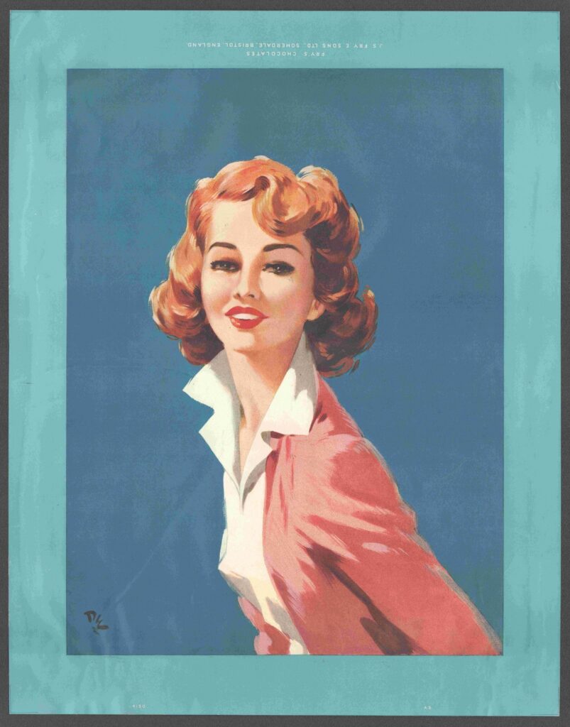 Art print by David Wright - Choco Blue