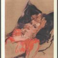 Art print by David Wright - Why Doesn't He Write?
