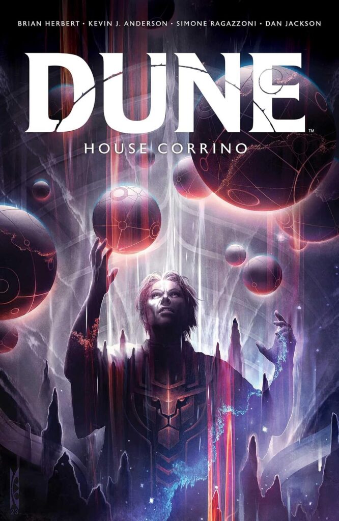 Dune: House Corrino Volume 1 (Re-Release)
Author: Brian Herbert, Kevin J. Anderson & Simone Ragazzoni
Publisher: BOOM! Studios (Penguin Random House Group)
ISBN-13: 979-8892159043