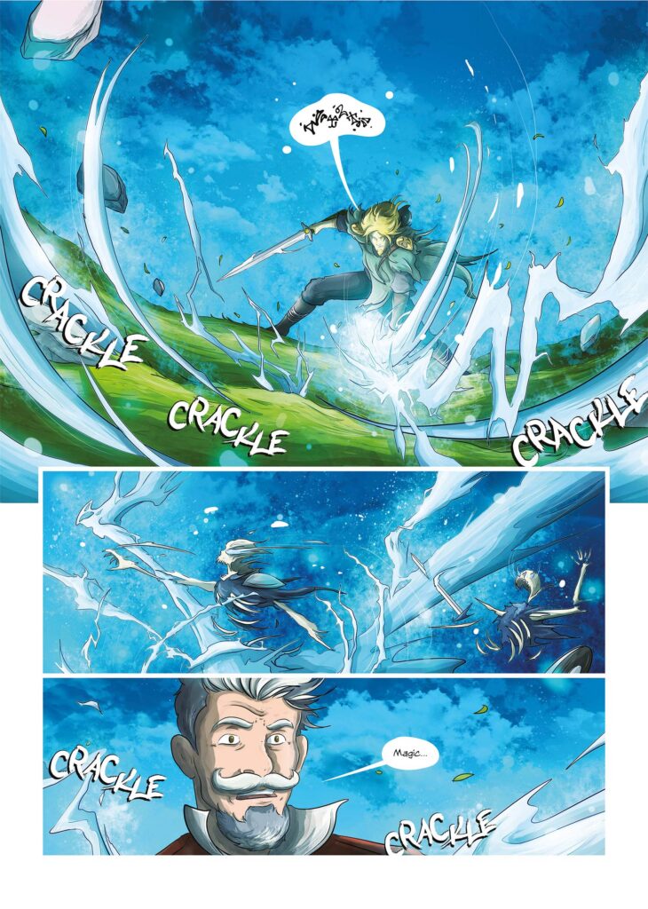 Embers, a 144-page fantasy graphic novel by Lyndon White - Page 11