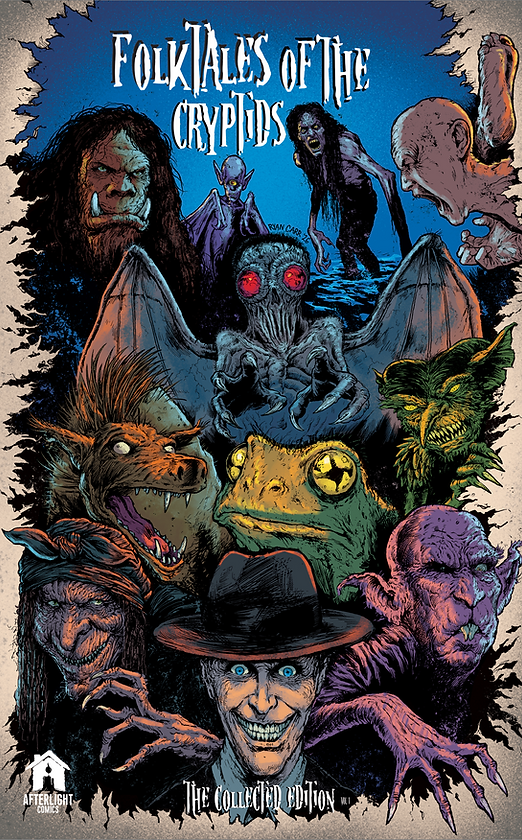 FOLKTALES OF THE CRYPTIDS – COLLECTED EDITION SC
Diamond Code: SEP262080          
Price: £18.00
On-Sale Date: November 18, 2026            
UPC / ISBN: 9781917347648