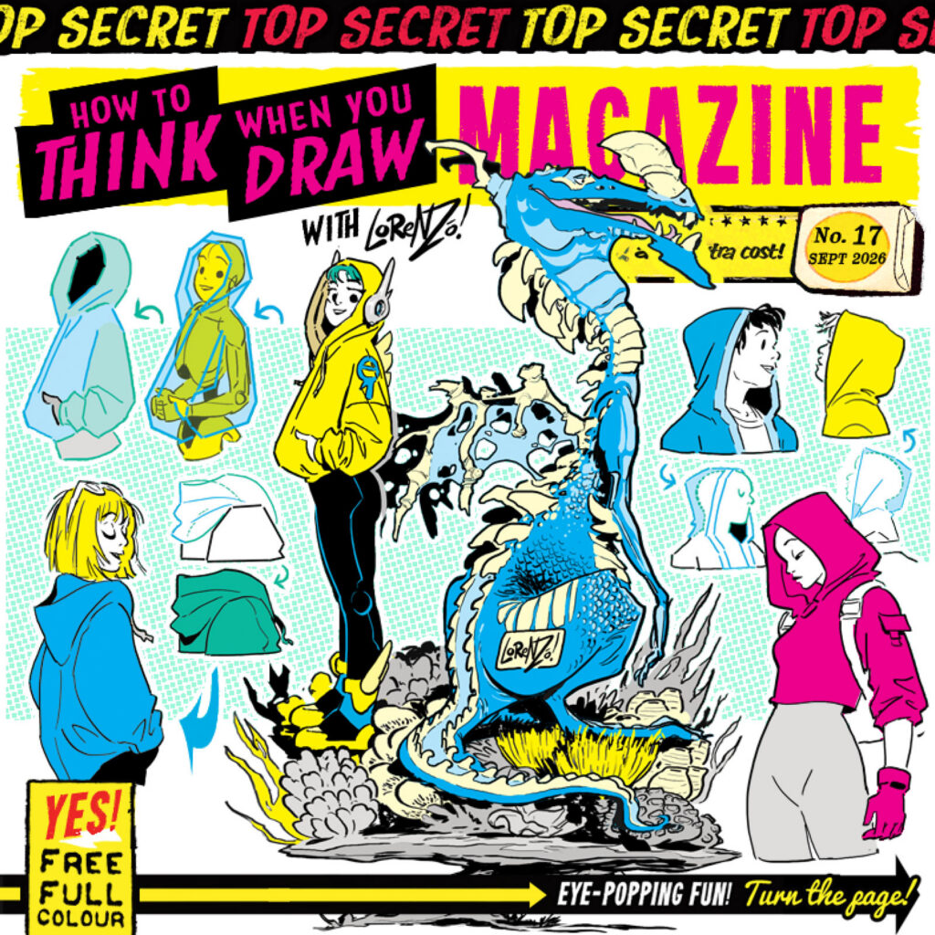 How to THINK When You Draw digital magazine, Issue 17 from the Etherington Brothers