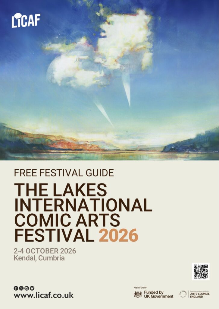Lakes International Festival Programme 2026 - Cover by Bill Sienkiewicz
