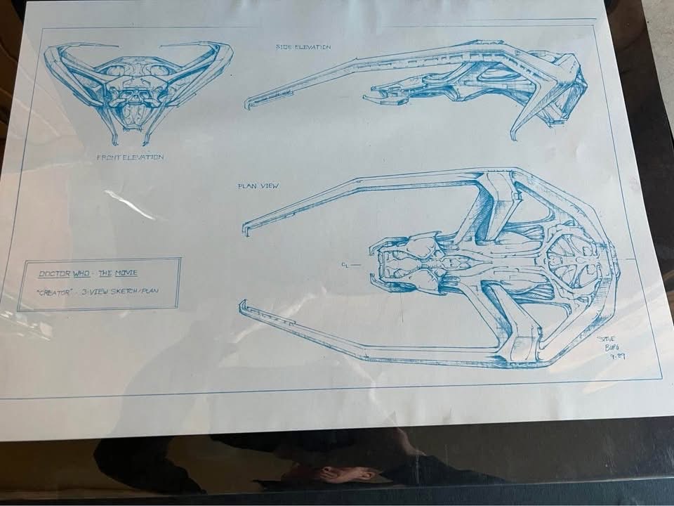 Doctor Who: Last of the Time Lords Spaceship Design by Steve Burg