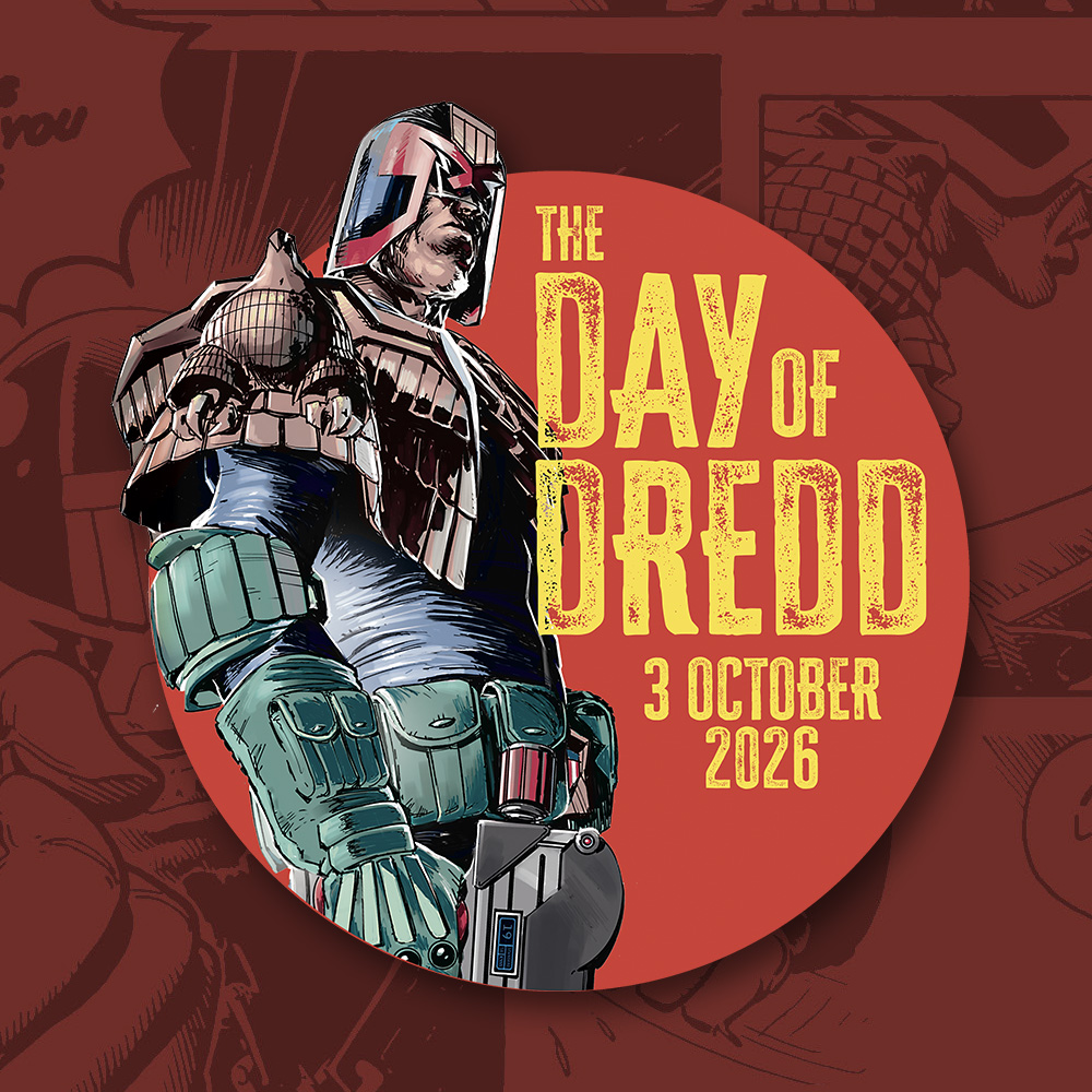 Celebrate Judge Dredd: The Day of Dredd on Saturday 3rd October 2026