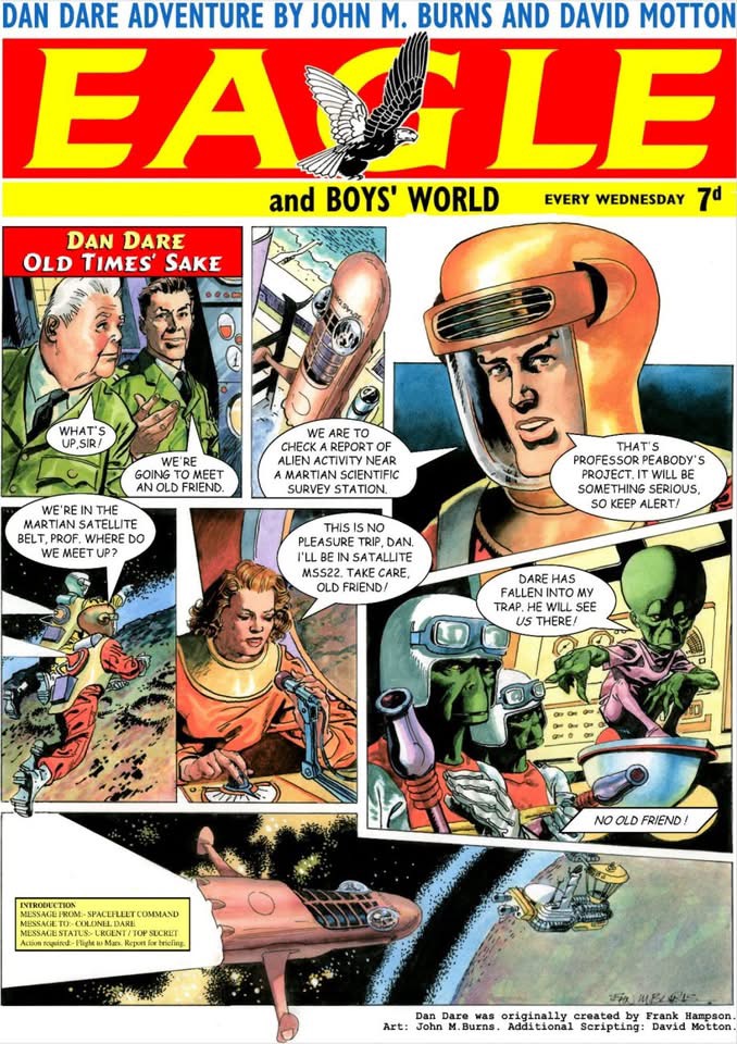 Dan Dare - “Old Times’s Sake” by David Motton and John M. Burns