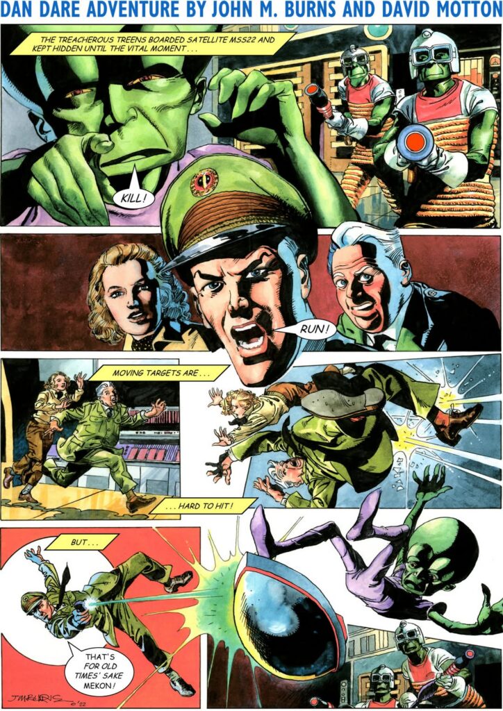 Dan Dare - “Old Times’s Sake” by David Motton and John M. Burns