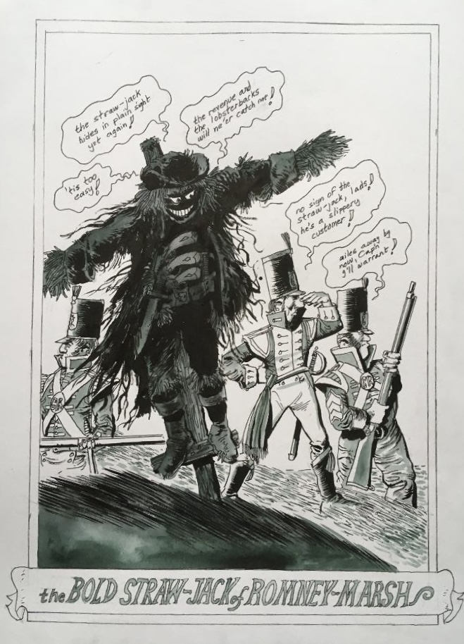 What If Gillray or Cruickshank had been inspired by Strawjack - By Keith Page