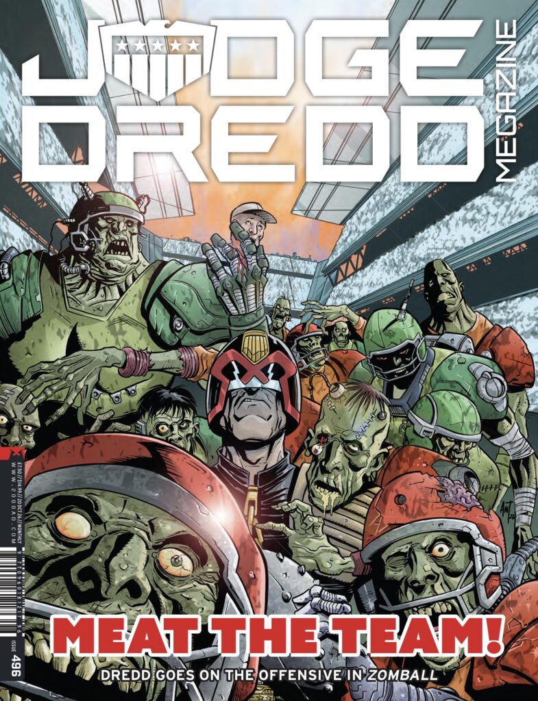 Judge Dredd Megazine Issue 496 - cover by Anthony Williams