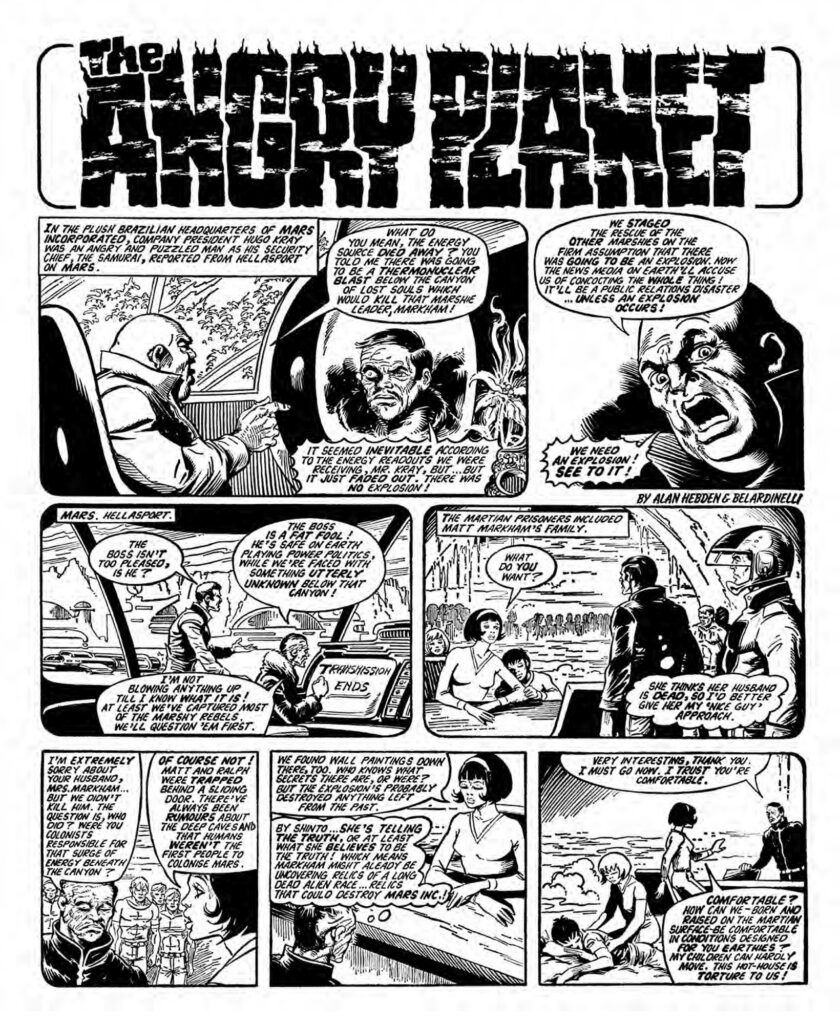 Judge Dredd Megazine Issue 496 - Angry Planet by Alan Hebden and Massimo Belardinelli
