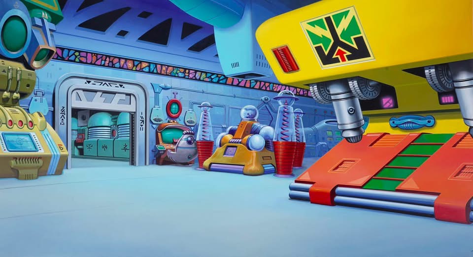 Dan Dare ATV Series Design work by Angus McKie