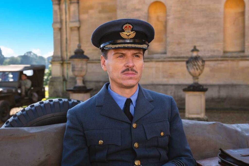 Andrew Scott as Captain James Stagg Image: Alex Bailey/Focus Features/StudioCanal © 2026 All Rights Reserved