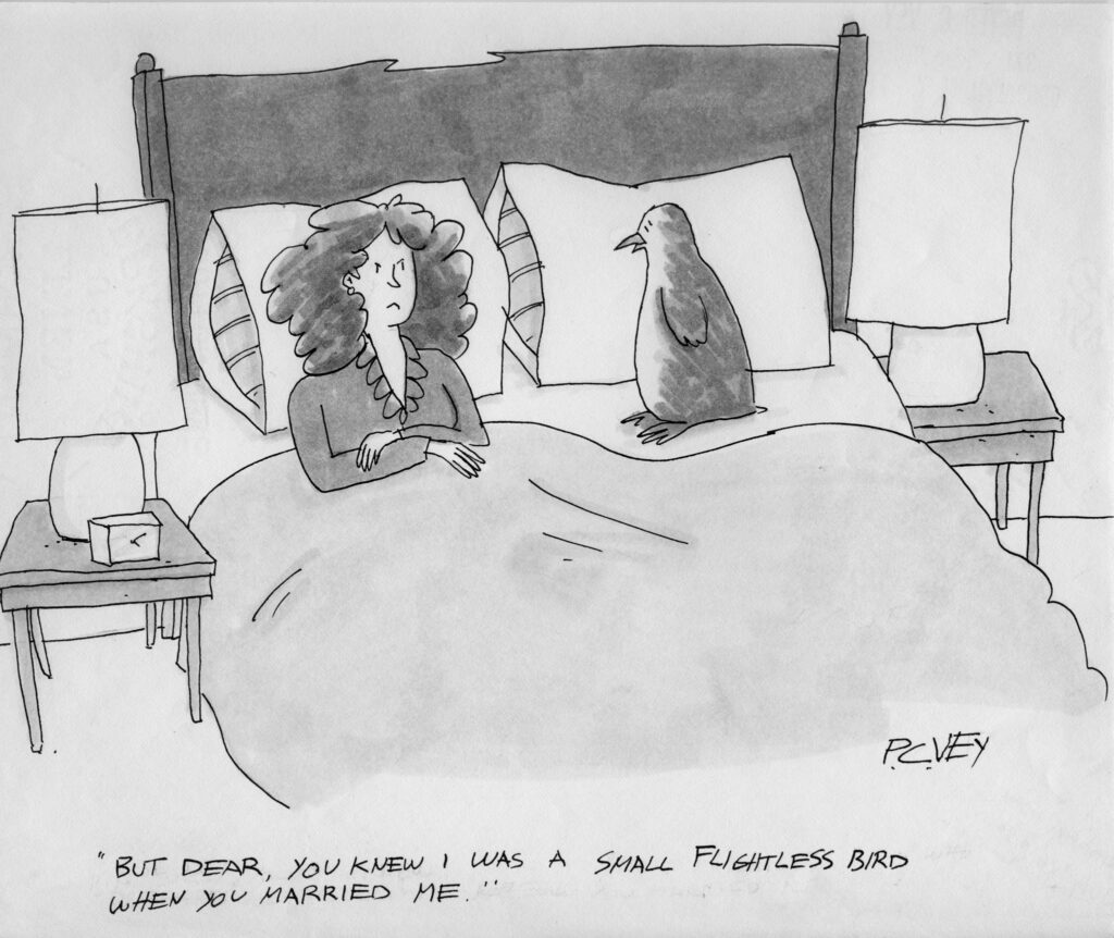 P. C. Vey Cartoon - Penguin