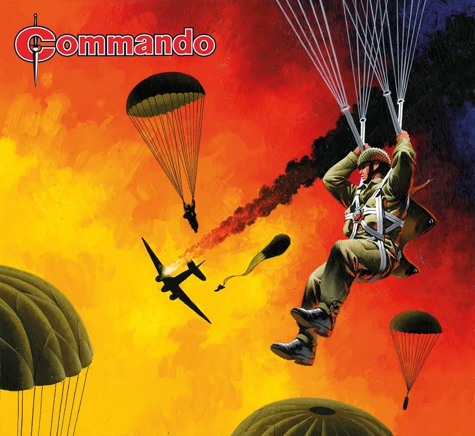 Commando 5995 (Home of Heroes): Traitor From The Sky Story: O’Connell | Internal Art: Mira | Cover Art: Ian Kennedy First published 1976 as No. 1000