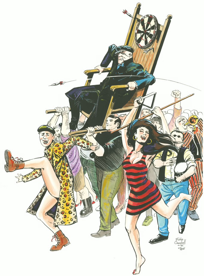 The Arts of Eddie Campbell (Moonage Books, 2026) - Sample Art