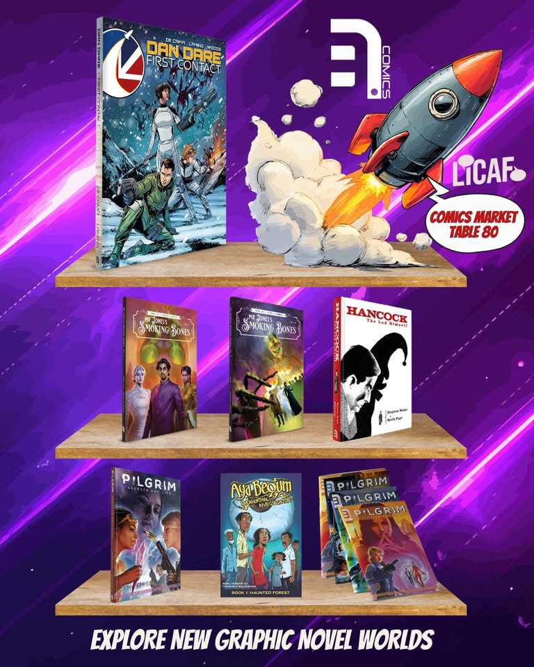 B7 Comics LICAF 2026 Promotion - Dan Dare