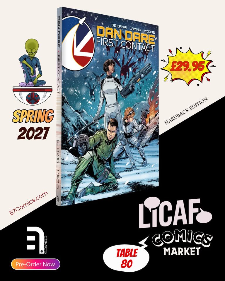 B7 Comics LICAF 2026 Promotion - Dan Dare