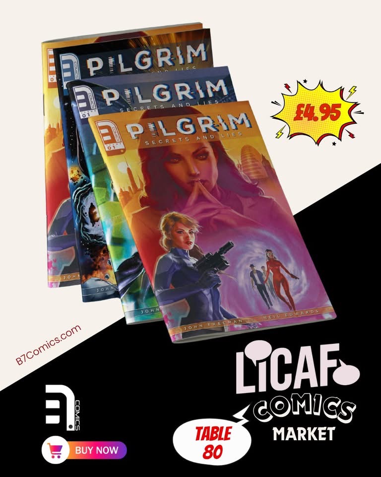 B7 Comics LICAF 2026 Promotion - Pilgrim: Secrets and Lies
