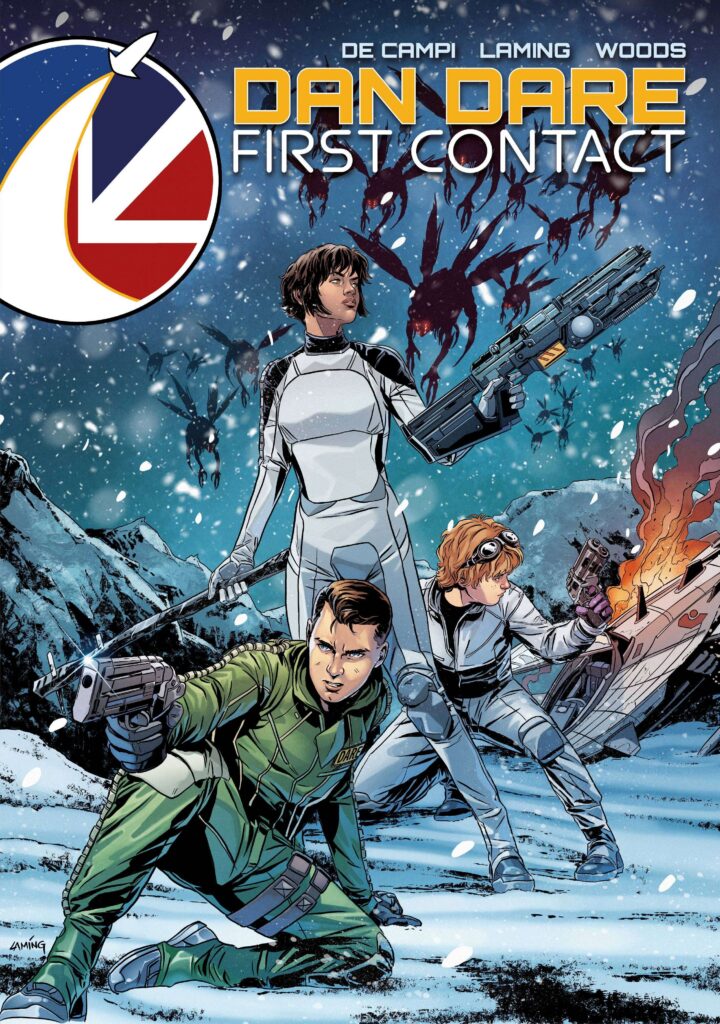 Dan Dare: First Contact by Alex de Campi and Marc Laming - Graphic Novel Retail Cover