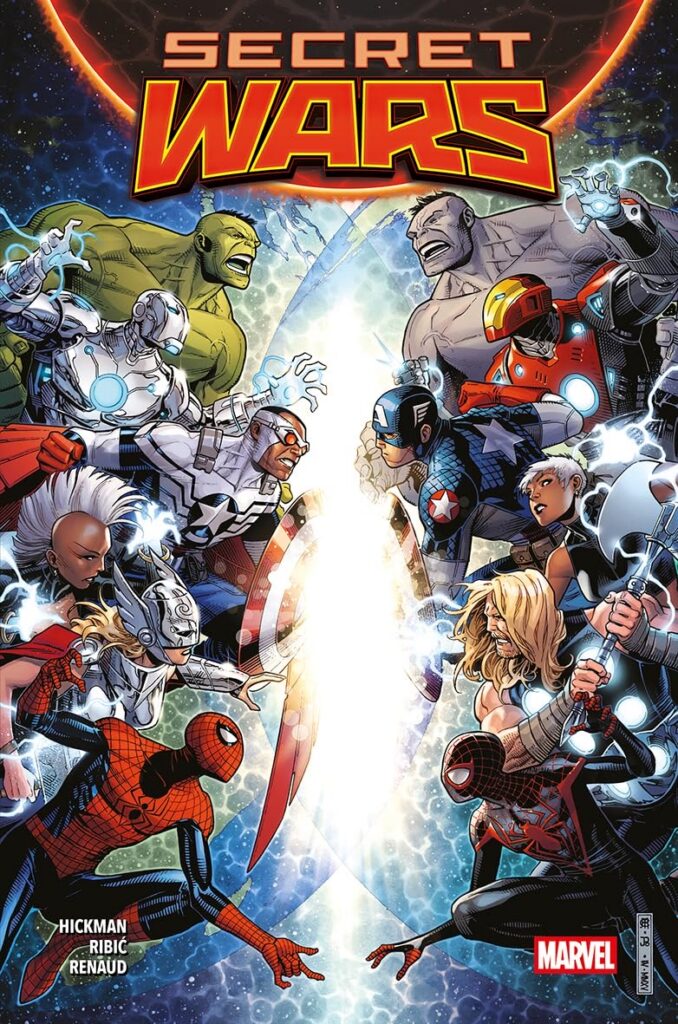 Secret Wars Writer: Jonathan Hickman | Artists: Esad Ribic, Paul Renaud Publisher: Panini Comics ISBN-13: 978-1804913642