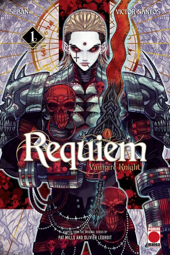 Requiem: Vampire Knight - The Manga Volume 1 Writer: Victor Santos | Artist: Seban (Illustrator), with Pat Mills and Olivier Ledroit Publisher: Panini Manga (Panini Comics) ISBN-13: 978-1804914687