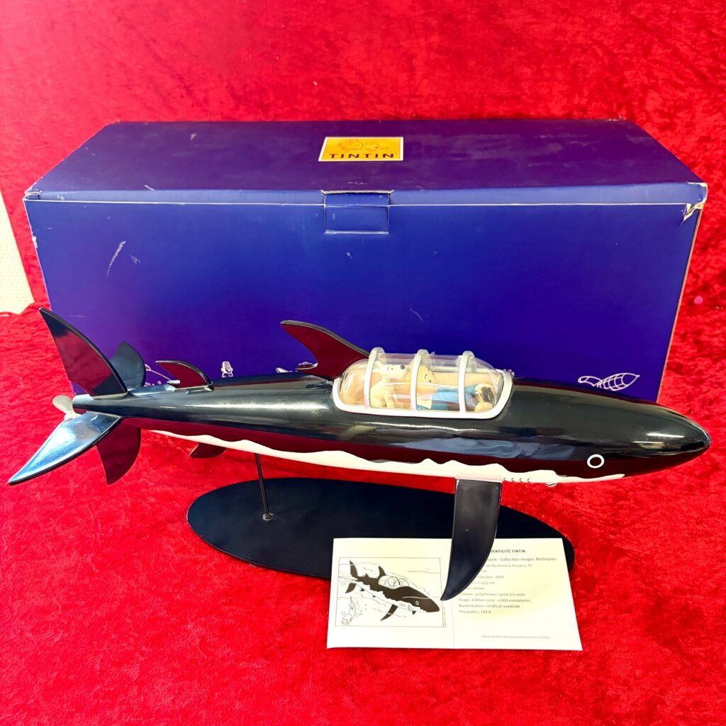 Red Rackham's Treasure - Professor Calculus' submarine - limited edition model