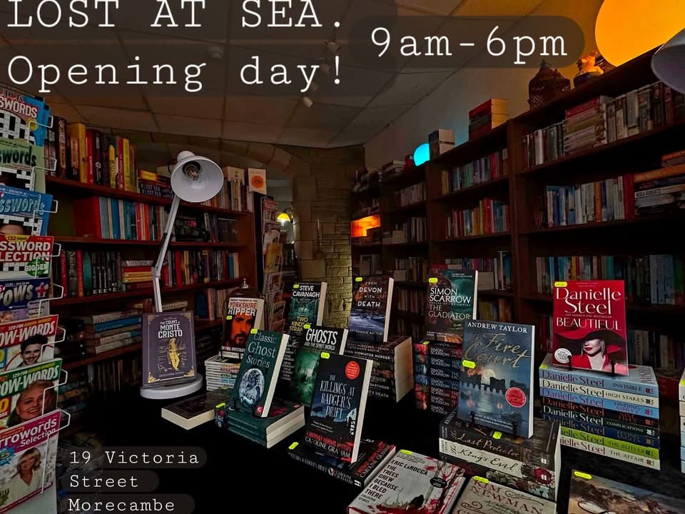 Lost at Sea is at 19 Victoria Street, Morecambe LA4 4AE
