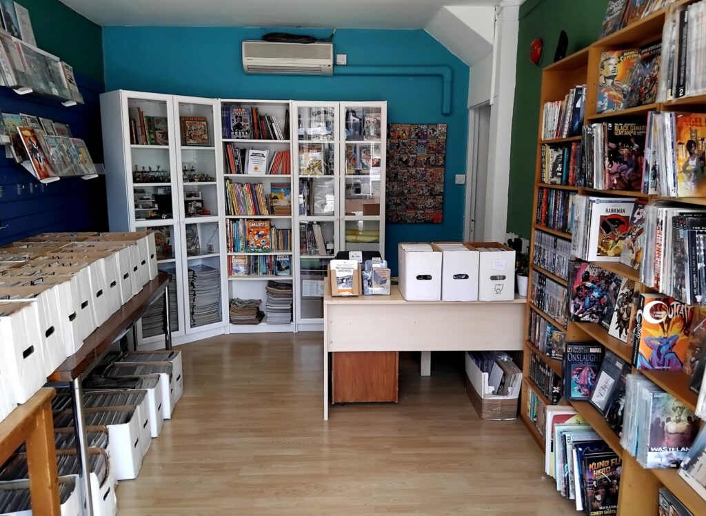 First Age Comics is at 3 Moor Lane, Lancaster LA1 1QD