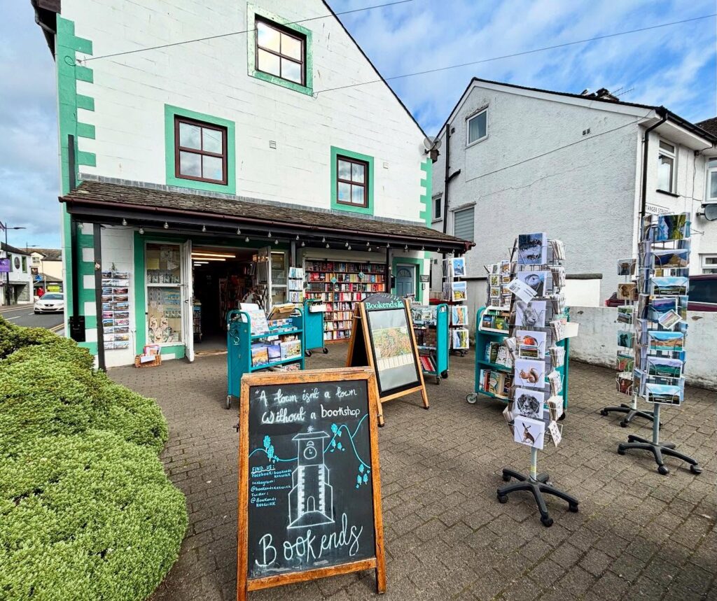 Bookends of Keswick is at 66 Main Street, Keswick CA12 5DX