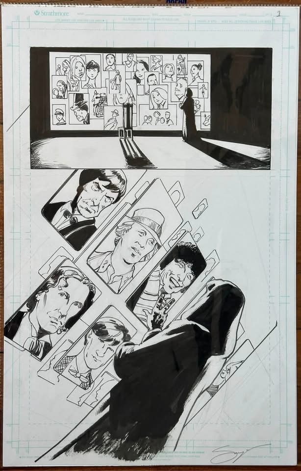 Doctor Who: Prisoner of Time art for IDW, by Simon Fraser