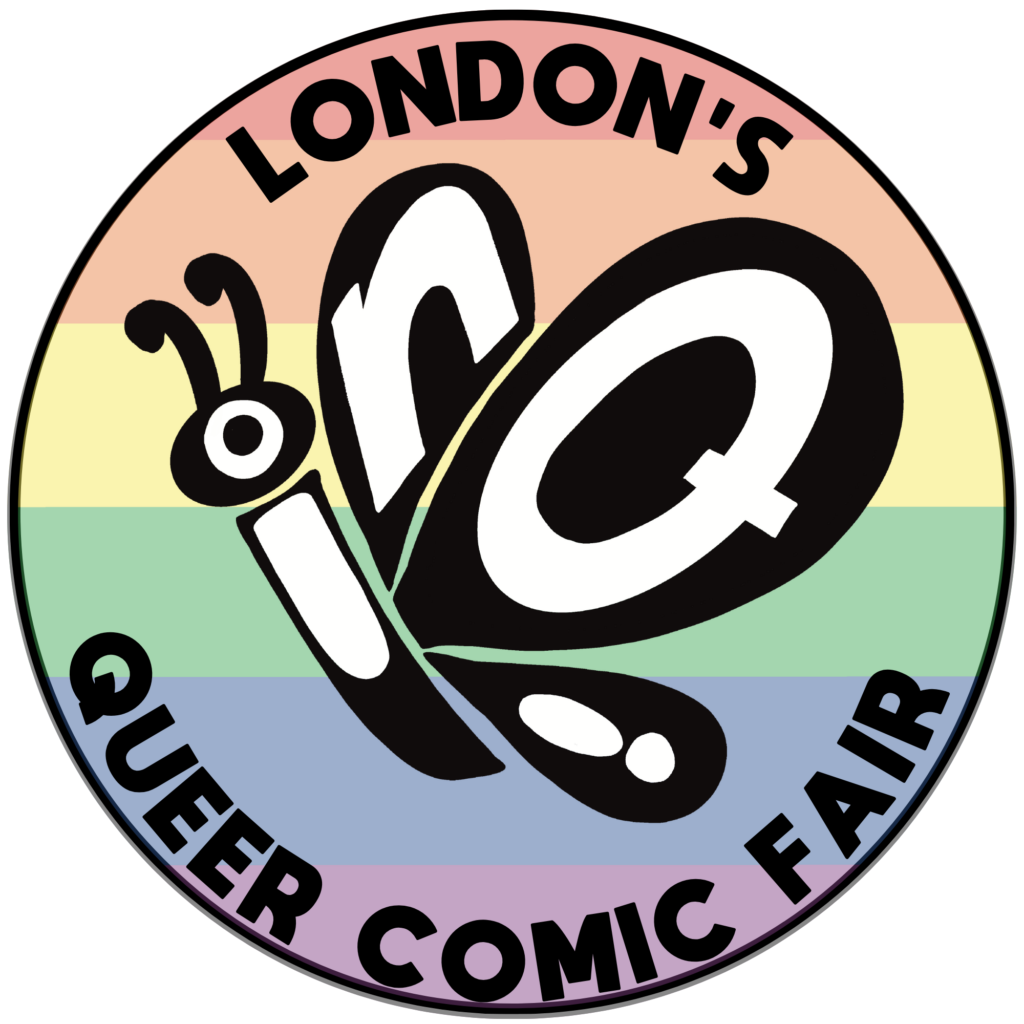 inQ!, London's Queer Comic Fair 10.30am to 5.30pm Saturday 26th – Sunday 27th September 2026, the London LGBTQ+ Community Centre, 60-62 Hopton St, London SE1 9JH