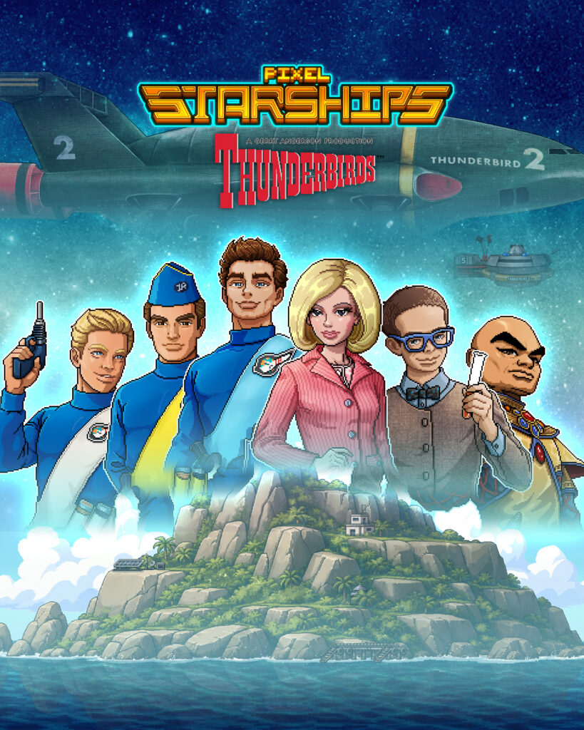 Pixel Starships "Thunderbirds" crossover - Key Art
