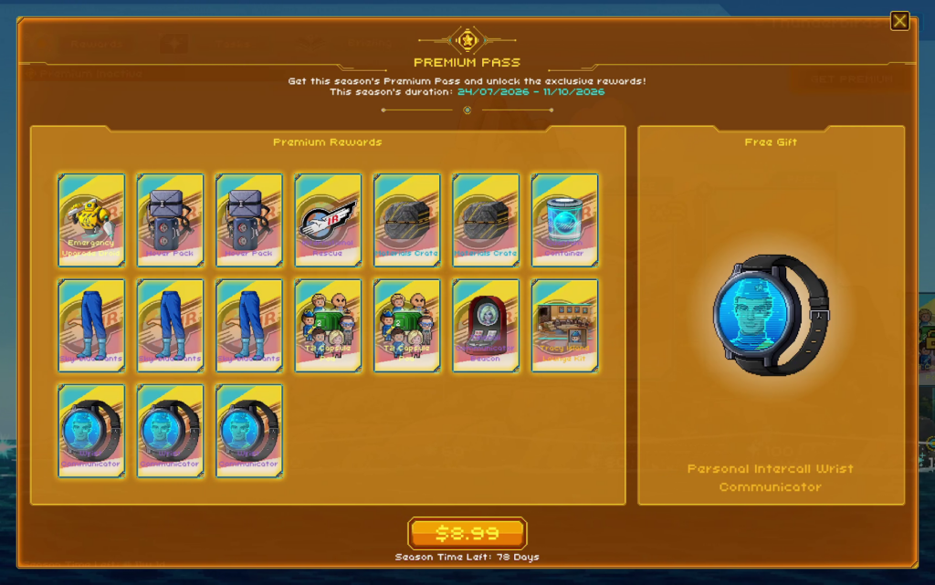 Pixel Starships "Thunderbirds" crossover - Premium Pass