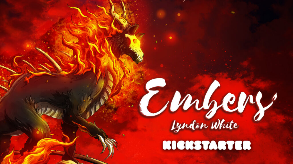 Embers, a 144-page fantasy graphic novel by Lyndon White - Promo