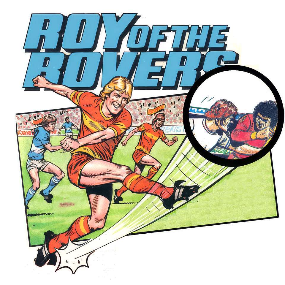 Roy of the Rovers - England Manager - ROK Comics Test Strip