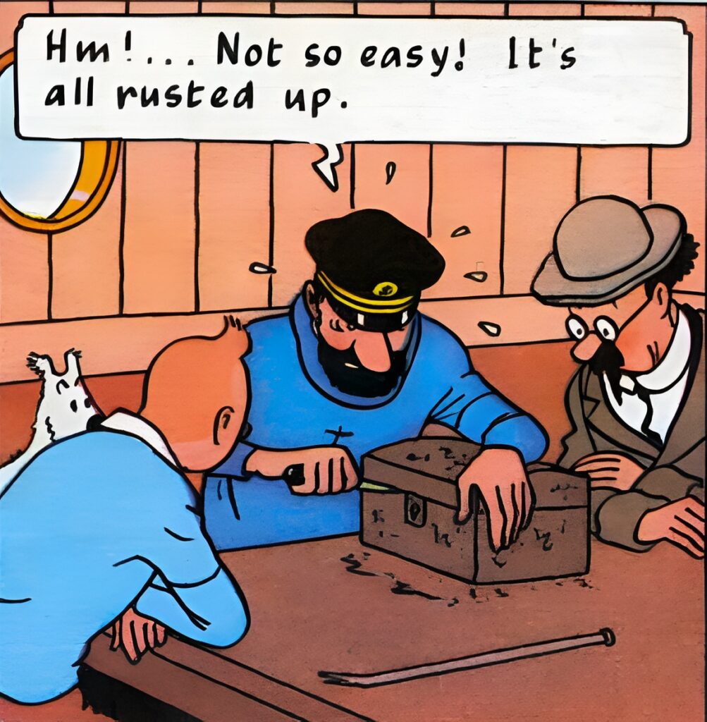Tintin - Red Rackham's Treasure - The Treasure Chest