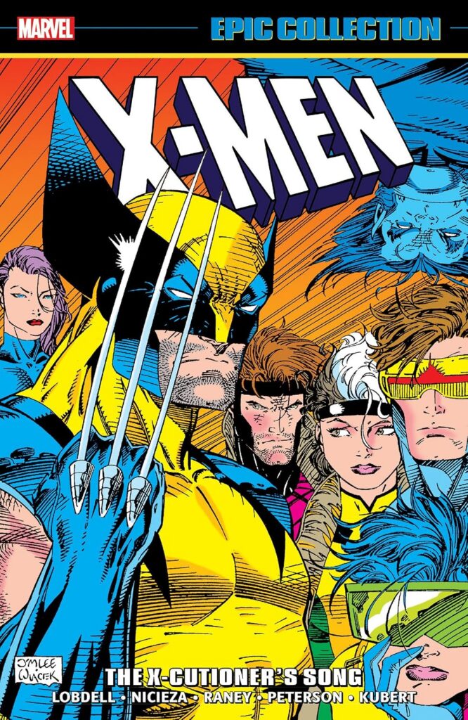 X-Men Epic Collection: The X-Cutioner's Song (New Printing)
Written by Scott Lobdell, Jim Lee, Fabian Nicieza & Peter David
Pencilled by Whilce Portacio, Tom Raney, Rurik Tyler, Brandon Peterson, Jim Lee, Mark Texeira, Art Thibert, Andy Kubert, Jae Lee & Greg Capullo
Publisher: Marvel US
ISBN-13: 978-1302967888
