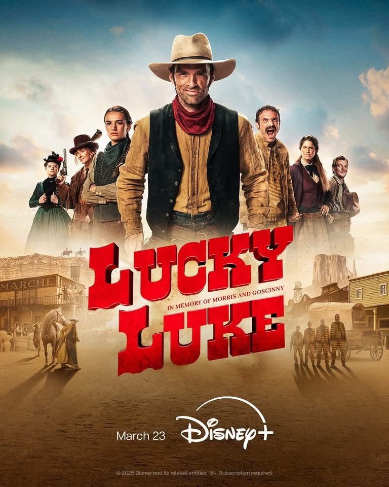 The "Lucky Luke" live action series, based on the comic character first published in 1946, also previously an animated series, has proven a smash hit for Disney+ and is one of its highest streamed show in the world. A younger generation of viewers are loving this creative vision of the American West