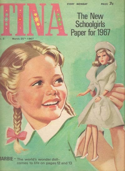 Tina UK cover dated 25th March 1967 featuring Barbie