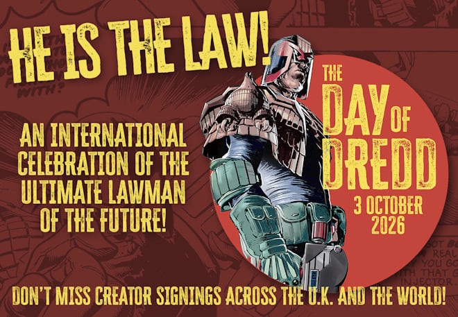 Day of Dredd - Saturday 3rd October 2026 Graphic