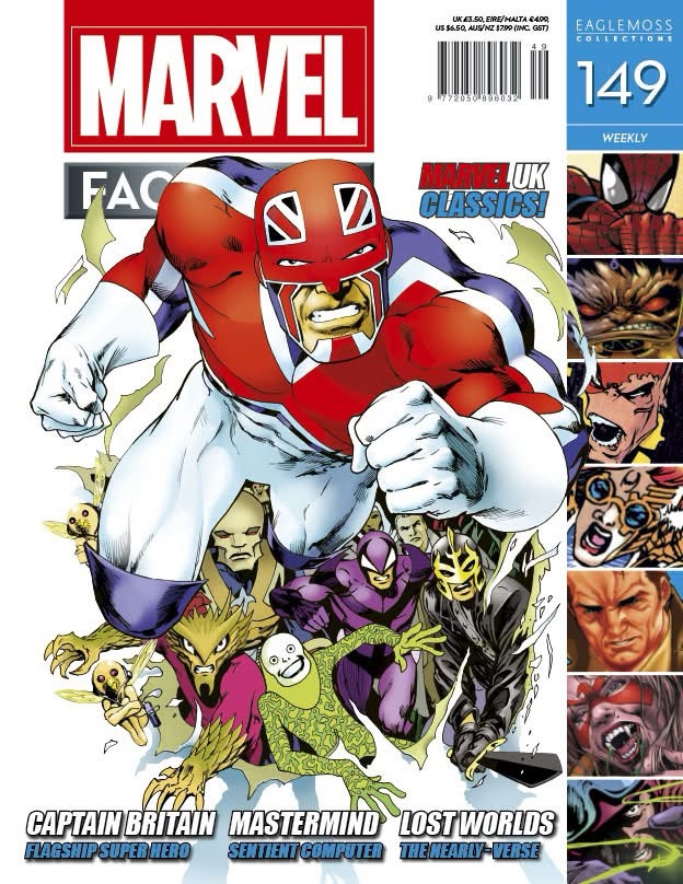 Alan Davis' cover to Marvel Fact Files No.149, published in 2016. With thanks to Lew Stringer