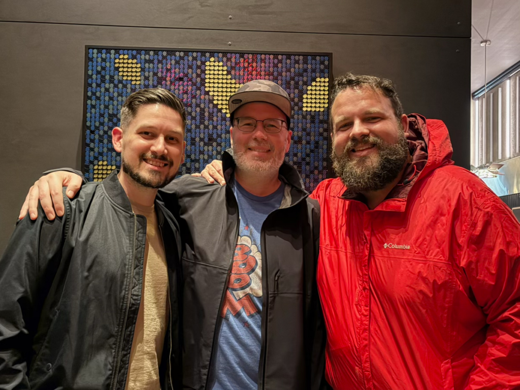 Sweet Shop founders and development team: Ben Carr (left), Matthew Anderson (centre), Kenny Meyers (right)